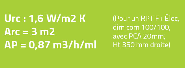 Caractéristiques URC Bluesteel RPT F+ Élec