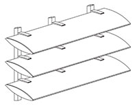 Mise en oeuvre brise-soleil pose vertical lames couchées