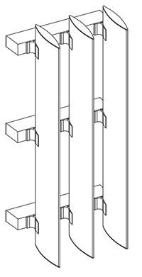 Mise en oeuvre brise-soleil pose vertical lames debouts