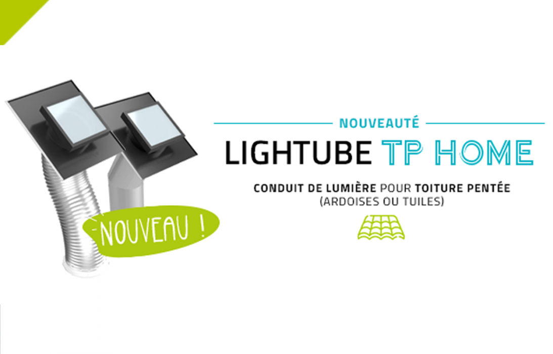 Le conduit de lumière naturelle Lightube TP Home : le puits de lumière idéal pour toiture pentée