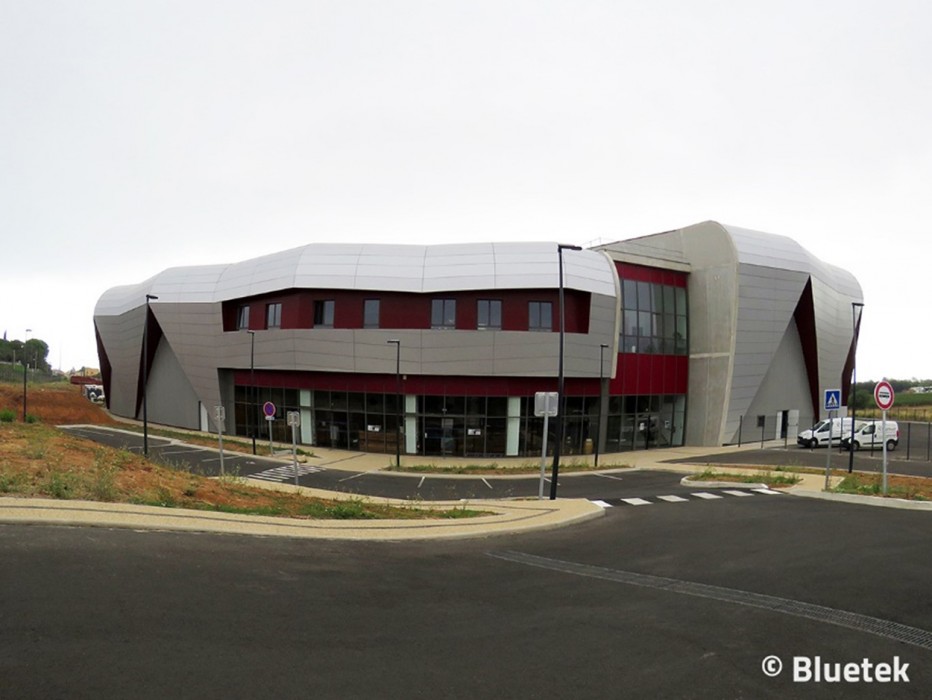 Lanterneaux de toiture, façade et cantonnement sur les caves Richemer