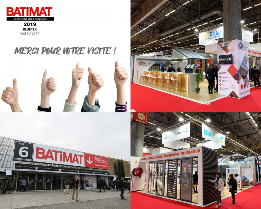 Flash-back Batimat 2019 : Bluetek et Tellier Brise-soleil