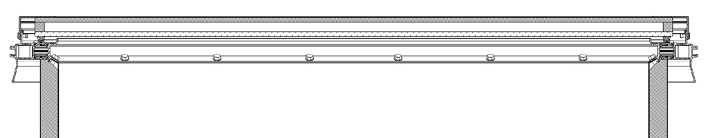 Croquis schéma Bluetek lanterneau toiture en verre plat