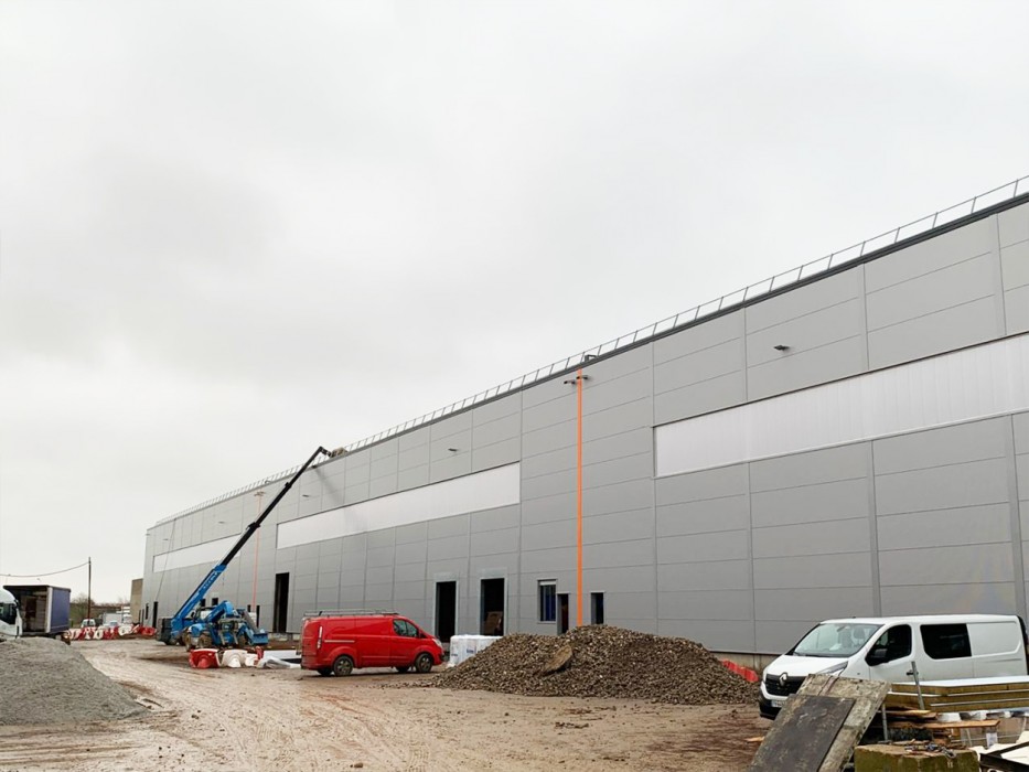 Chantier Duhamel Logistique Sterec Normandie