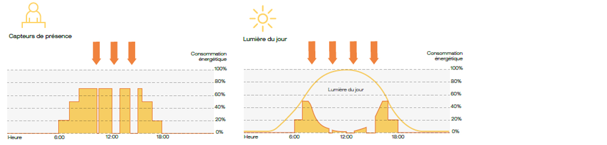 Pilotage de l'éclairage artificiel complémentaire guide gif lumière gestion centralisée