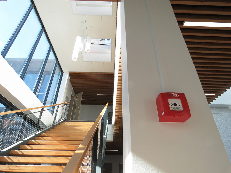 Lanterneaux Steel Inside cage d'escalier Septeo AMG Architectes