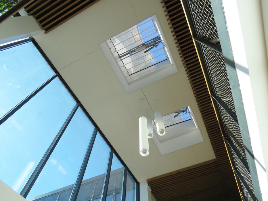 Lanterneaux Steel Inside cage d'escalier Septeo AMG Architectes