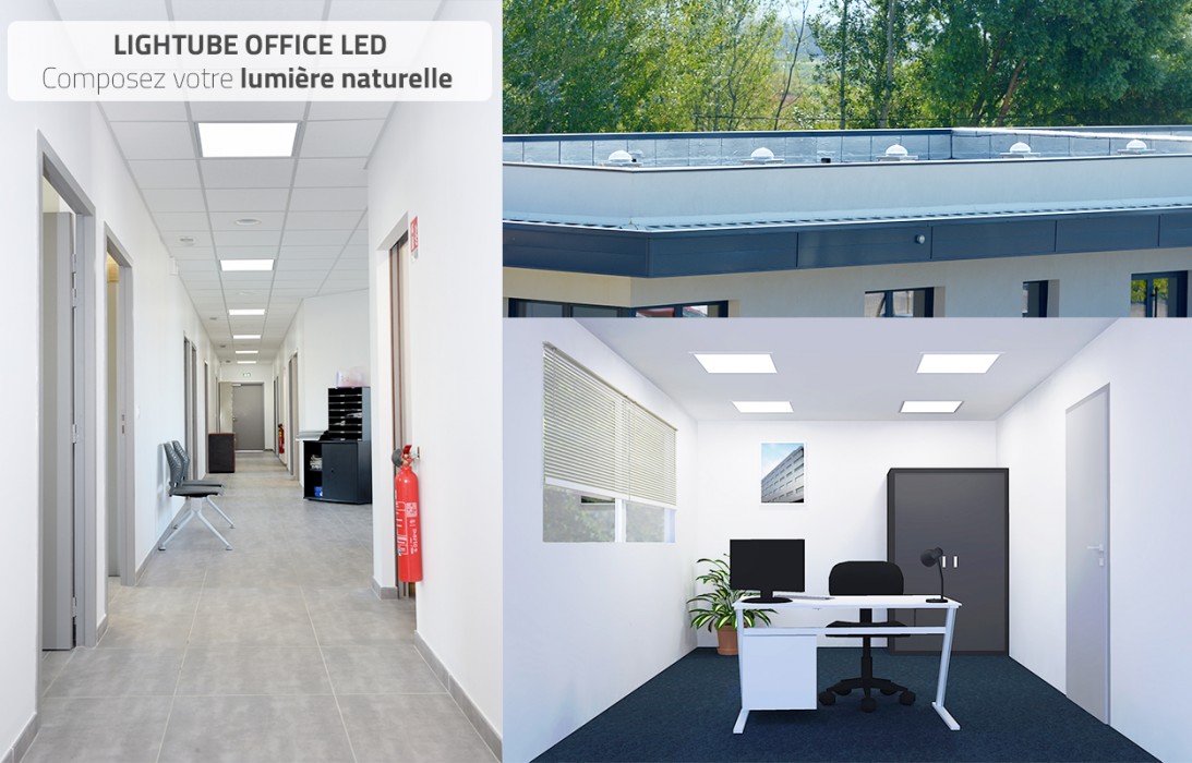 Lightube Office LED : le nouveau conduit de lumière naturelle