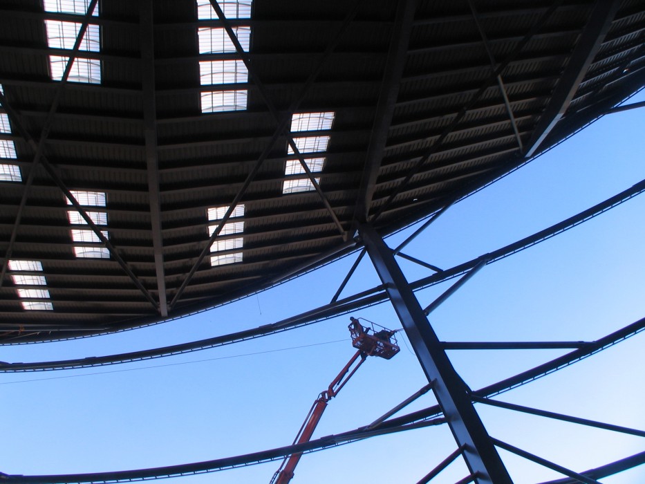 Voûtes éclairantes polycarbonate translucide Zénith Strasbourg