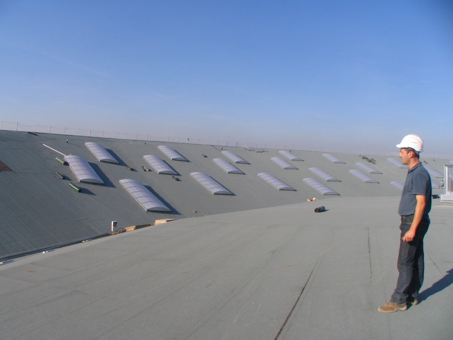 Des voûtes en polycarbonate sur le hall d'entrée du Zénith de Strasbourg