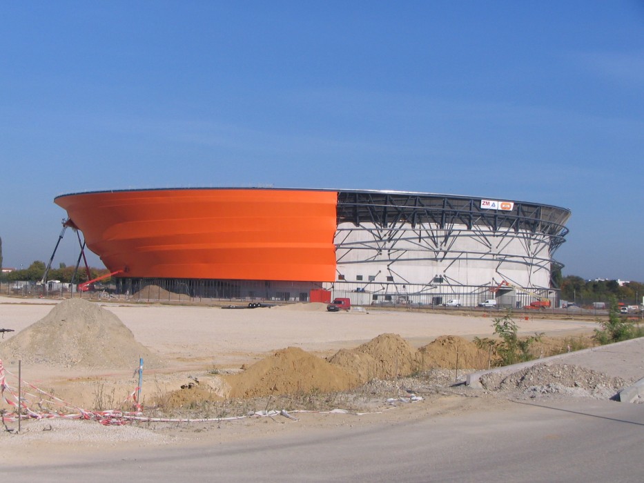 Voûtes éclairantes polycarbonate translucide Zénith Strasbourg