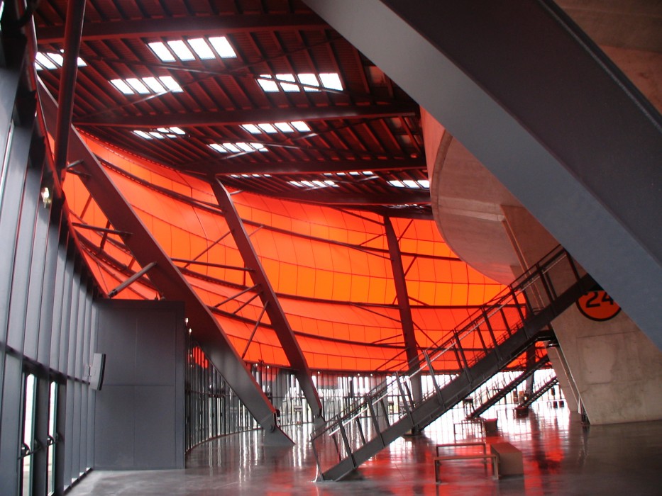 Voûtes éclairantes polycarbonate translucide Zénith Strasbourg