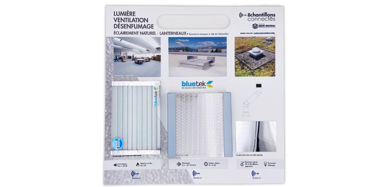 Panneau Bluetek Archimaterial 2020