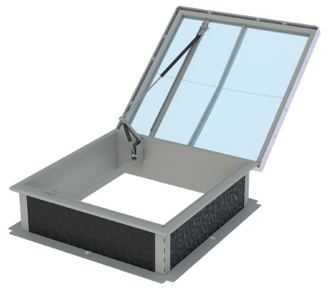 Desenfumage Et Acces Toiture Pour Le Bluesteel Treuil Acces Bluetek